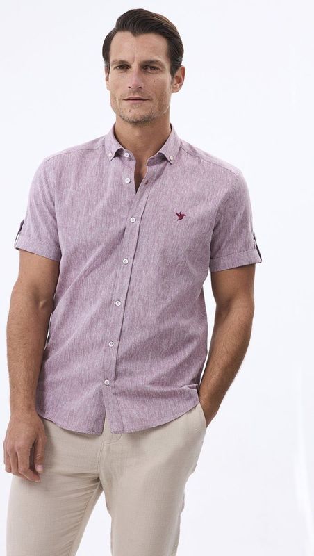 Felix Hardy Overhemd  roodviolet