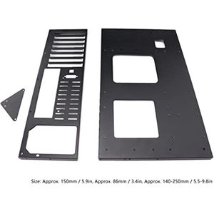 Behuizingsrek voor moederborden, grootschalig ontwerp voor lichaamswarmteafvoer, open behuizing voor mijnbouwmachine, voor moederborden binnen 305 * 245 mm