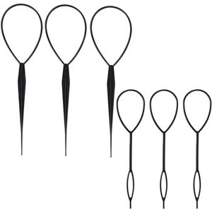 Looptool voor haarstyling - 6-in-1 haarvlechtgereedschap voor creatieve kapsels