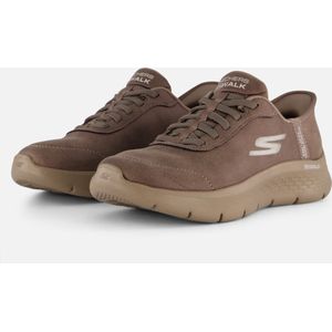 Skechers Go Walk Flex - Mali Dames Instappers - Bruin - Maat 38