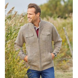 ATLAS FOR MEN - Vest met doorlopende ritssluiting - Heren - Verkrijgbaar in grote maten - 4XL