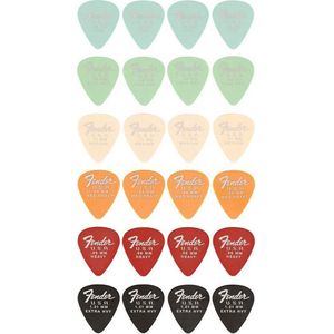 Fender Dura Tone Plectrum set 24 stuks