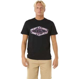 Rip Curl Refill T-shirt Met Korte Mouwen Zwart M Man