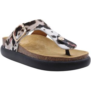 Scholl - Caudron - Veelkleurige Slipper - Dames - Comfortabele Teenslippers