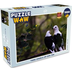 Puzzel Vogels - Tak - Bladeren - Legpuzzel - Puzzel 1000 stukjes volwassenen