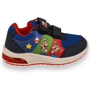 Super Mario Jongens Sneaker Blauw BLAUW 27