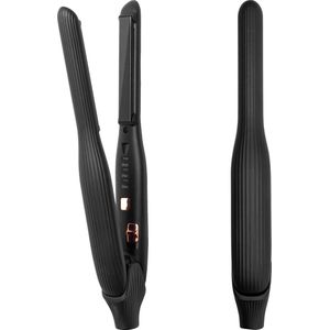 2-in-1 stijltang voor krullen - mini stijltang professioneel draagbaar