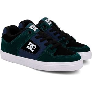 DC Shoes - Pure Elastic - Leren Schoenen - Blauw - EU 35 1/2 - Jongen
