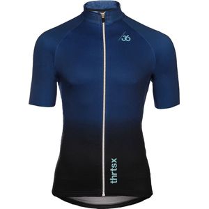 Slider - Wielershirt, Blauw/Zwart - Heren