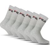 FILA - Crew Sportsokken - Grijs - 6 Pack