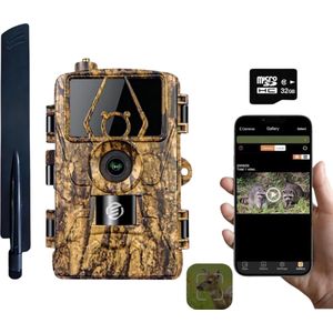 Equivera Wildcamera - Wildcamera met Nachtzicht - Wildcamera's - Wildcamera met Nachtzicht en Wifi - Wildlife Camera's - Wild Camera - Buitencamera met Nachtzicht - Wildcamera voor Buiten - Wildcamera met Sensor