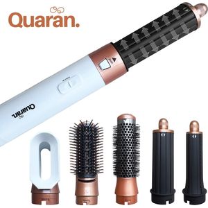 Quaran Airstyler Krultang 5 in 1 - Multistyler - Föhnborstel - Haarstyler - Hairwrap - Haardroger met Borstel - Krulborstel - Stijlborstel - Haarborstel