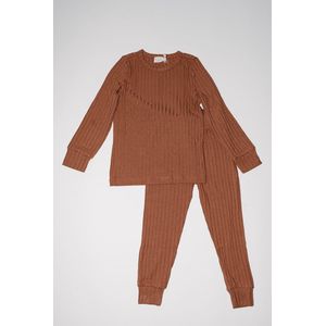 Lomi Essentials - Kinderpyjama - Caramel maat 122/128