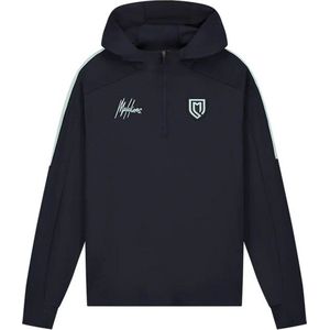 Malelions Sport Fielder Half Zip Hoodie Navy Maat XXL