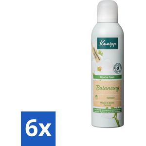 Kneipp - Douche foam - Balancing - Patchouli - 200 ml - Voordeelverpakking - 6 stuks