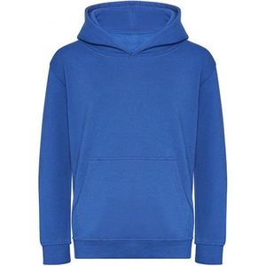 Kids Organic Hoodie Maat 3/4 (XS) (Royaal Blauw)