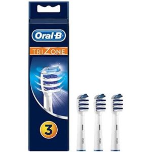 3 Stuks Opzetborstels voor Elektrische Tandenborstel met 3-Zone Dieptereiniging