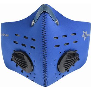 Trainingsmasker - Beperk uw zuurstofopname - Blauw