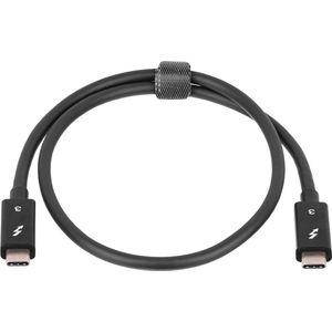 Akyga USB-kabel Thunderbolt stekker, Thunderbolt stekker 0.50 m Zwart AK-USB-33