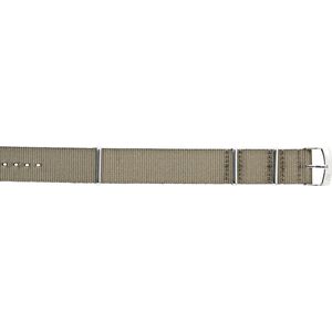 Morellato horlogeband Band U3972A74073CR22 / PMU073BAND22 Nylon / perlon Groen 22mm + standaard stiksel