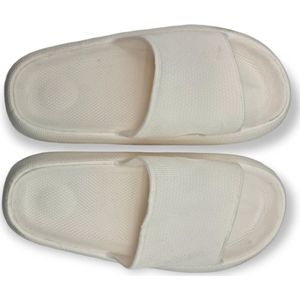 Antonio Bandslippers EVA – dames/heren/unisex – antislip – lichtgewicht – wit – maat 38/39