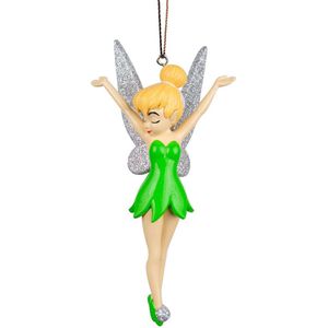 Tinkerbell Kersthanger resin met glitters 11cm - Disney