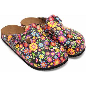 Goby – Flower Pop Dames Clogs – Vegan – Handmade – Maat 36