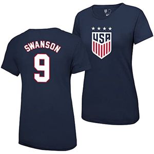 Officieel Gelicentieerd Nationaal Voetbalteam Katoenen T-shirt voor Dames - 67wct Dames T-shirt