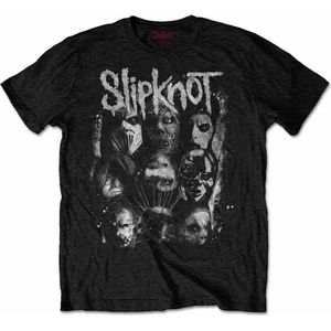 Slipknot - WANYK White Splatter Heren T-shirt - S - Zwart
