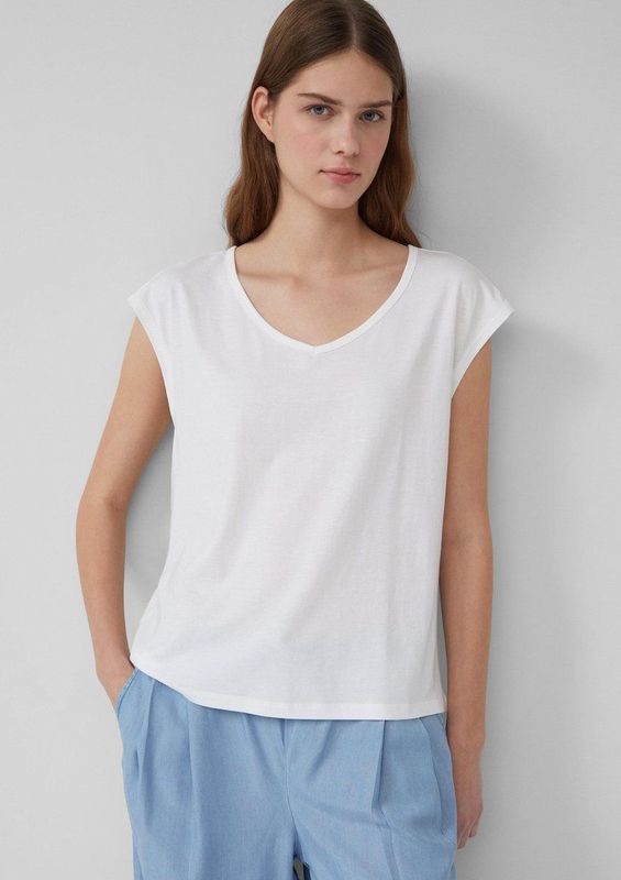 T-shirt - V-hals - Casual - Vrouwelijk