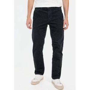 camel active Relaxed fit corduroy chino's met thermische voering - Maat menswear-44/32 - Donkerblauw
