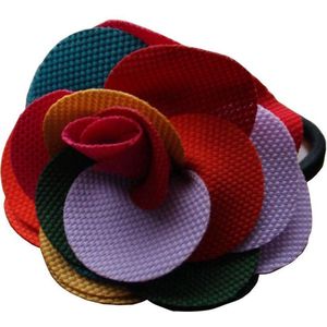 Jessidress Elastiek Meisjes Haarelastiek met grote bloem