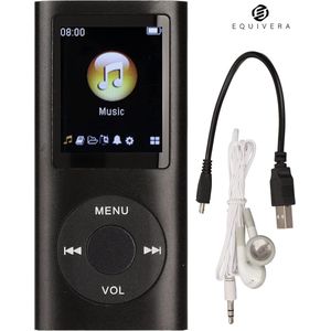 Equivera MP3 Speler Bluetooth - MP3 Speler - MP3 Speler met Bluetooth - MP3 Speler Bluetooth met FM Radio
