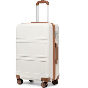 Kono Fashion Bagage Lichtgewicht ABS Hard Shell Trolley Reiskoffer met 4 Wielen