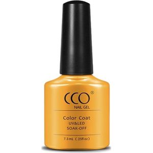 CCO Shellac - Gel Nagellak - kleur Lemon Drop 68023 - Geel - Dekkende kleur - 7.3ml - Vegan