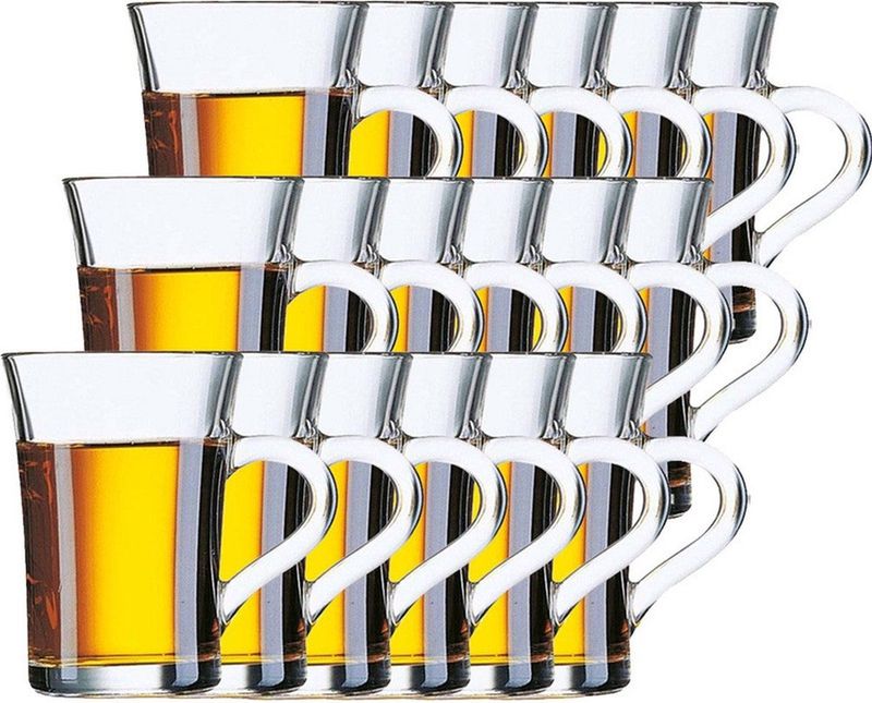 Drinkglazen - Doorzichtig - Glas - Set van 6