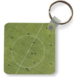 Sleutelhanger - Uitdeelcadeautjes - Sport - Voetbal - Veld - Plastic