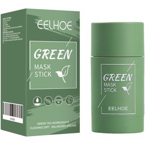 Groene thee vast masker diep reinigend hydraterend masker stick poriën verkleinen smeerbaar moddermasker stick