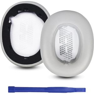 Allecto Plus - Vervangende Oorkussens Grijs - Geluidsisolerend Schuim - Compatibel met Over-ear Hoofdtelefoon