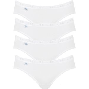 sloggi Basic+ Dames Mini slip - 4-pack - Wit - Maat 38