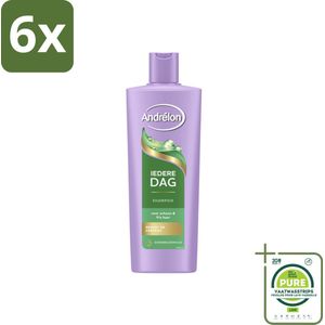 Andrélon – Shampoo – Iedere Dag – 400 ml - Voordeelverpakking - 6 stuks - Dagelijks haar wassen - Fris haar