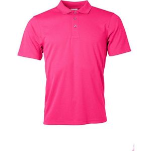 James and Nicholson Heren Actief Polo (Roze)