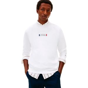 Tommy Hilfiger Brand Love Sweatshirt Wit S Man