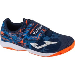 Joma Super Copa Jr 2403 IN SCJW2403INV, voor een jongen, Marineblauw, Indoorschoenen, maat: 24