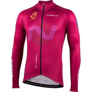 Nalini - Heren - Fietsshirt - Lange Mouwen - Wielrenshirt - Rood - NEW LS WARM JERSEY - S