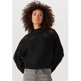 Liu Jo Maglia Chiusa Truien & vesten Dames - Sweater - Hoodie - Vest- Zwart - Maat XS