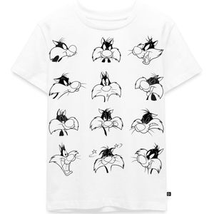 Looney Tunes Sylvester Facial Expressions Premium T Shirt Kinderen