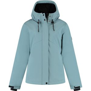 Travelin - Karina - Softshell Winterjas - Lichtblauw - Gevoerd