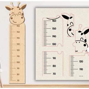 Gepersonaliseerde houten babygroeimeter/ groeimeter/ kraamcadeau/ baby cadeau/ newborn/groeimeter voor baby