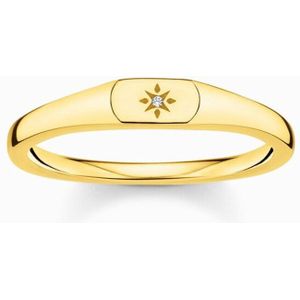 Thomas Sabo - TR2314-414-14-52 - Ring - Dames - 925er Zilver geel verguld - ringmaat 52
